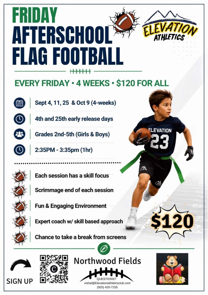 Northwood Football (Fridays) flyer