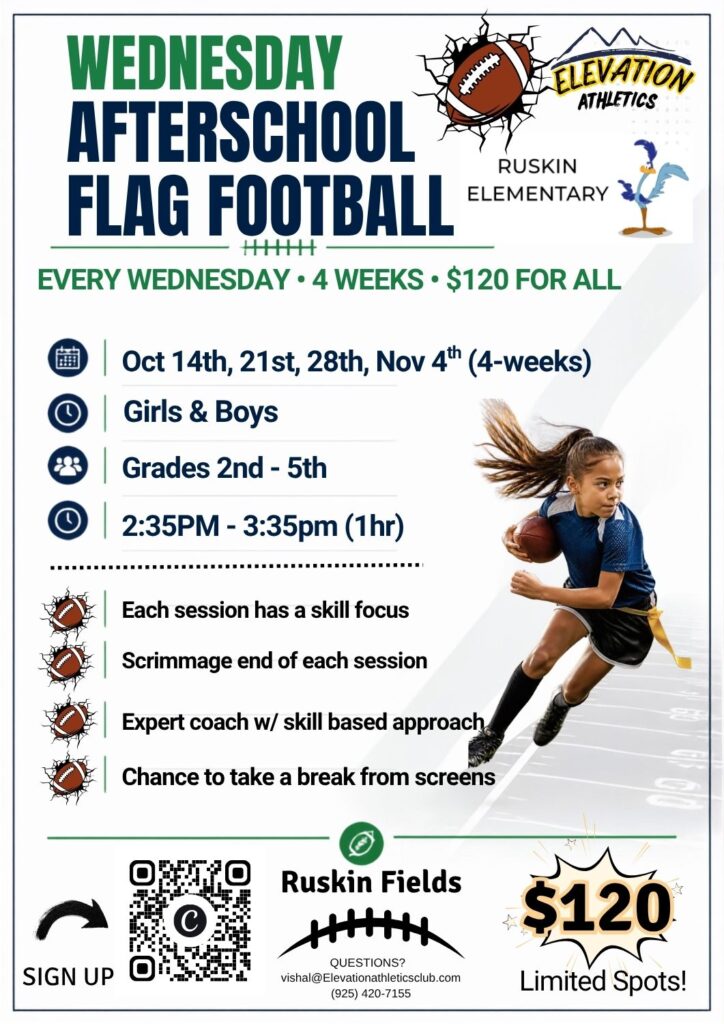 Ruskin Flag Football (Wednesday) flyer
